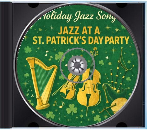 Jazz at a St. Patrick's Day Party — CD and inside tray